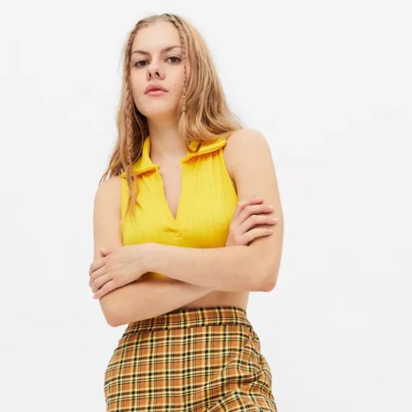 Urban Outfitters | NWT OFU Break Point Collared Bra Top - Picture 10 of 11